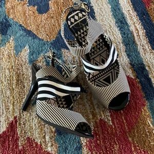 Jessica Simpson Strappy heels! Worn once!